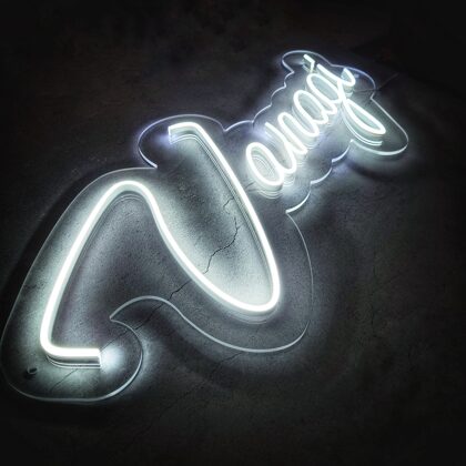 LED neona uzraksts VANAGI