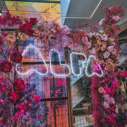 LED neona uzraksts ALFA